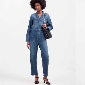 Madewell Denim Utility Coveralls Size M